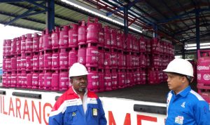Edi Mangun Area Manager Communication, Relations & CSR Pertamina Patra Niaga Regional Papua Maluku. penyaluran stok LPG normal di wilayah Papua Maluku