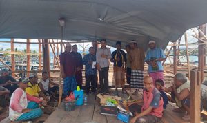 Imam Muslih saat bersilaturahim bersama jamaah Masjid Al Hasanah Borobudur