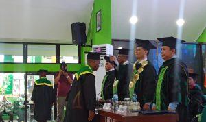 Suasana sidang kelulusan dalam rangka wisuda angkatan V Tahun 2023 Polbangtan Manokwari