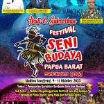 Informasi tentang pergelaran Seni Budaya Provinsi Papua Barat