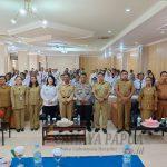 Sosialisasi wawasan kebangsaan yang diikuti perwakilan pelajaran SMA se Manowkari