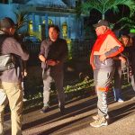 Suasana patroli bersama Pj Gubernur Paulus Waterpauw dengan Wakapolda Brigjen Pol Patrige Renwarin