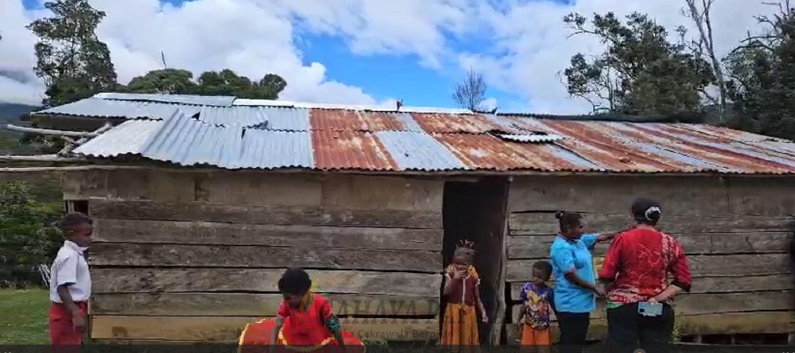 Tampak SDN 34 Mainda, Distrik Minyambouw, Kabupaten Pegunungan Arfak