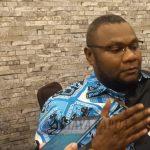 Ketua Komisi I DPR Papua Barat George Dedaida. Komisi I mendorong independensi dan objektifitas Kelembagaan Komisi Informasi (KI)