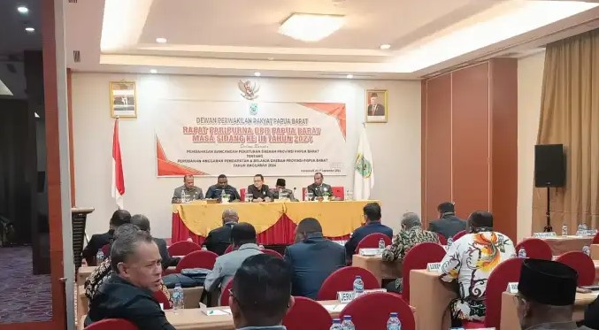 DPR Papua Barat Bahas Rancangan Peraturan Daerah Perubahan APBD 2024